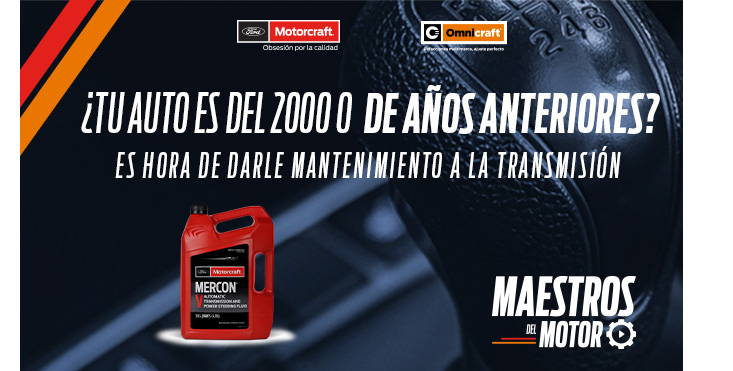 Un Maestro del Motor sabe que el Aceite ATF Motorcraft es esencial para una Transmisión saludable